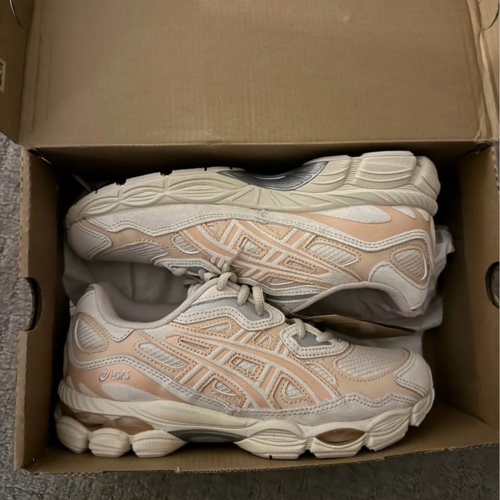 ASICS Women's Beige Athletic Shoes